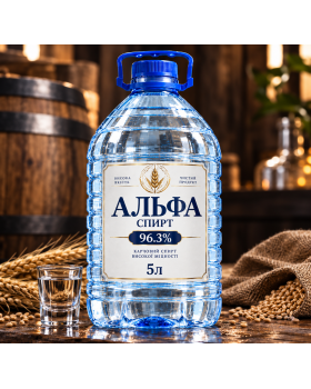 Спирт Альфа 96.3% 5л