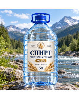 Спирт Пшенична Сльоза 96.6% 5л Спирт Пшенична Сльоза 96.6% 5л