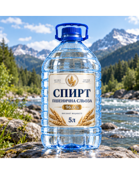 Спирт Пшенична Сльоза 96.6% 5л