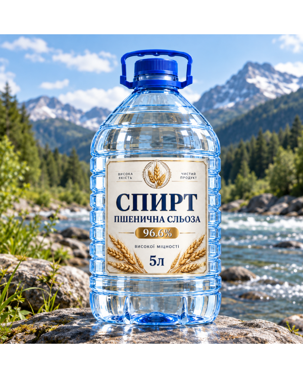 Спирт Пшенична Сльоза 96.6% 5л