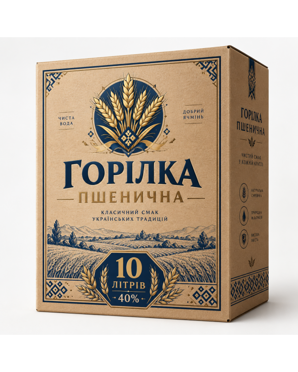Горілка Пшенична 10 л тетрапак Горілка Пшенична 10 л тетрапак